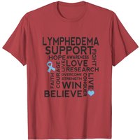 T-shirt pour hommes avec ruban de sensibilisation au lymphœdème — T-shirts pour hommes