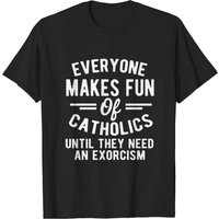T-shirt avec citation drôle de prêtre catholique pour hommes — T-shirts pour hommes