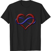 T-shirt Polyamory Pride Infinity Heart pour hommes — T-shirts pour hommes