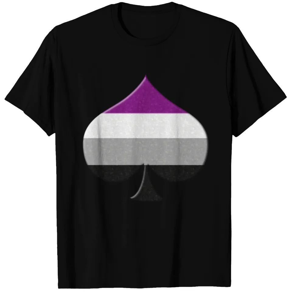 Asexual Pride Ace Symbol T-Shirt for Men