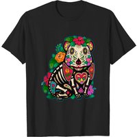 Guinea Pig Sugar Skull Calavera T-Shirt for Men