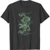 Green Chinese Dragon T-Shirt for Men — Mens T Shirts