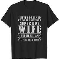 T-shirt Super Hot Wife pour hommes en noir — T-shirts pour hommes