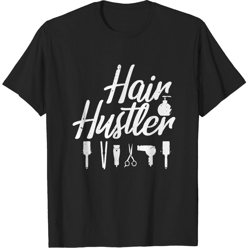 T-shirt Hair Hustler Coiffeur Salon pour Hommes — T-shirts pour hommes