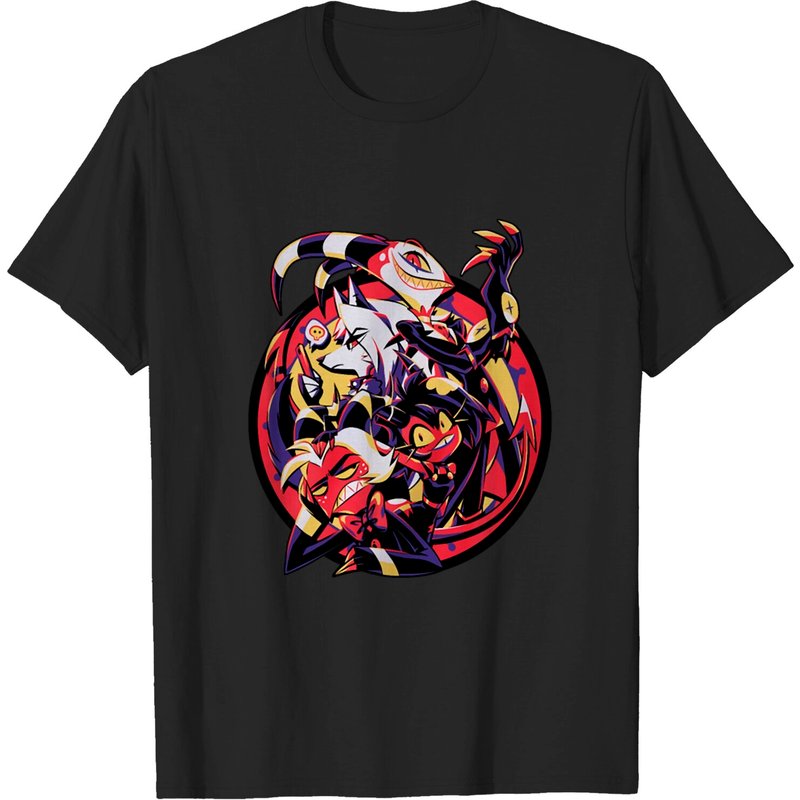 T-shirt pour hommes Hazbin Hotel Helluva Boss Group — T-shirts pour hommes