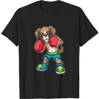 T-shirt Dog as Boxer avec Gants de Boxe pour Hommes — T-shirts pour hommes