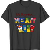 No Regrets Western Canada Separation T-Shirt for Men