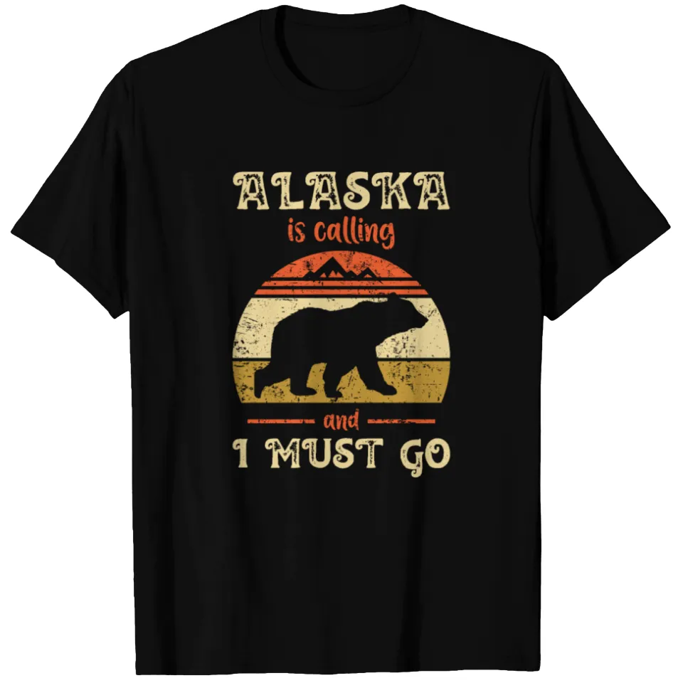 Alaska Appelle, Je Dois Y Aller T-shirt pour Hommes — T-shirts pour hommes