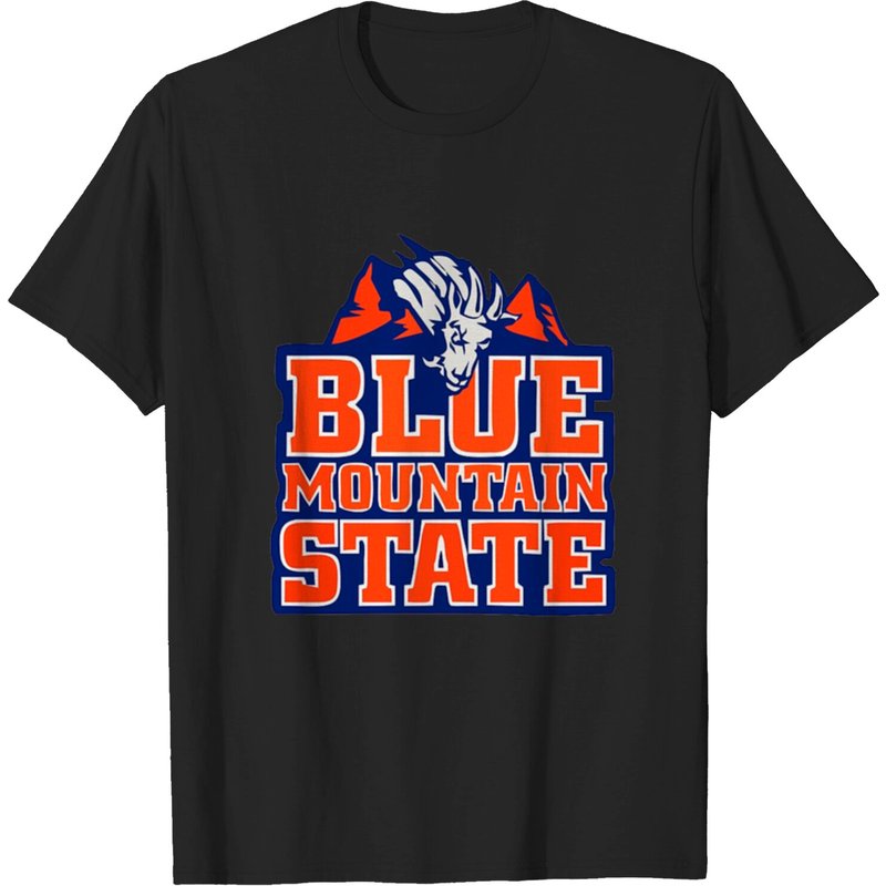 T-shirt pour hommes Blue Mountain State en noir — T-shirts pour hommes