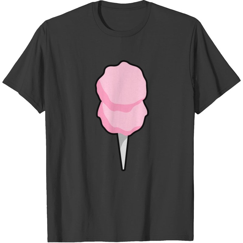 T-shirt Cotton Candy pour hommes en noir — T-shirts pour hommes