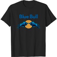 T-shirt pour hommes Blue Bull en noir — T-shirts pour hommes