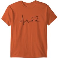 Heartbeat Sheep Shepherd T-shirt for Men — Mens T Shirts