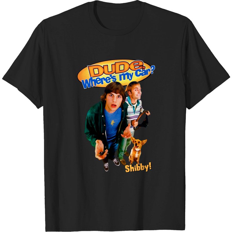 Vintage Dude Where's My Car Movie Tee for Men