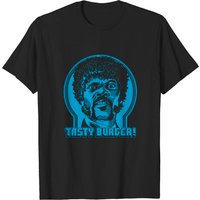 T-shirt Tasty Burger pour hommes en noir — T-shirts pour hommes