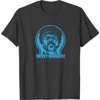 T-shirt Tasty Burgers pour hommes en noir — T-shirts pour hommes