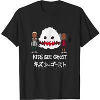 Kids See Ghost T-shirt for Men in Black