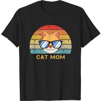 Mom Mom Cat T-shirt