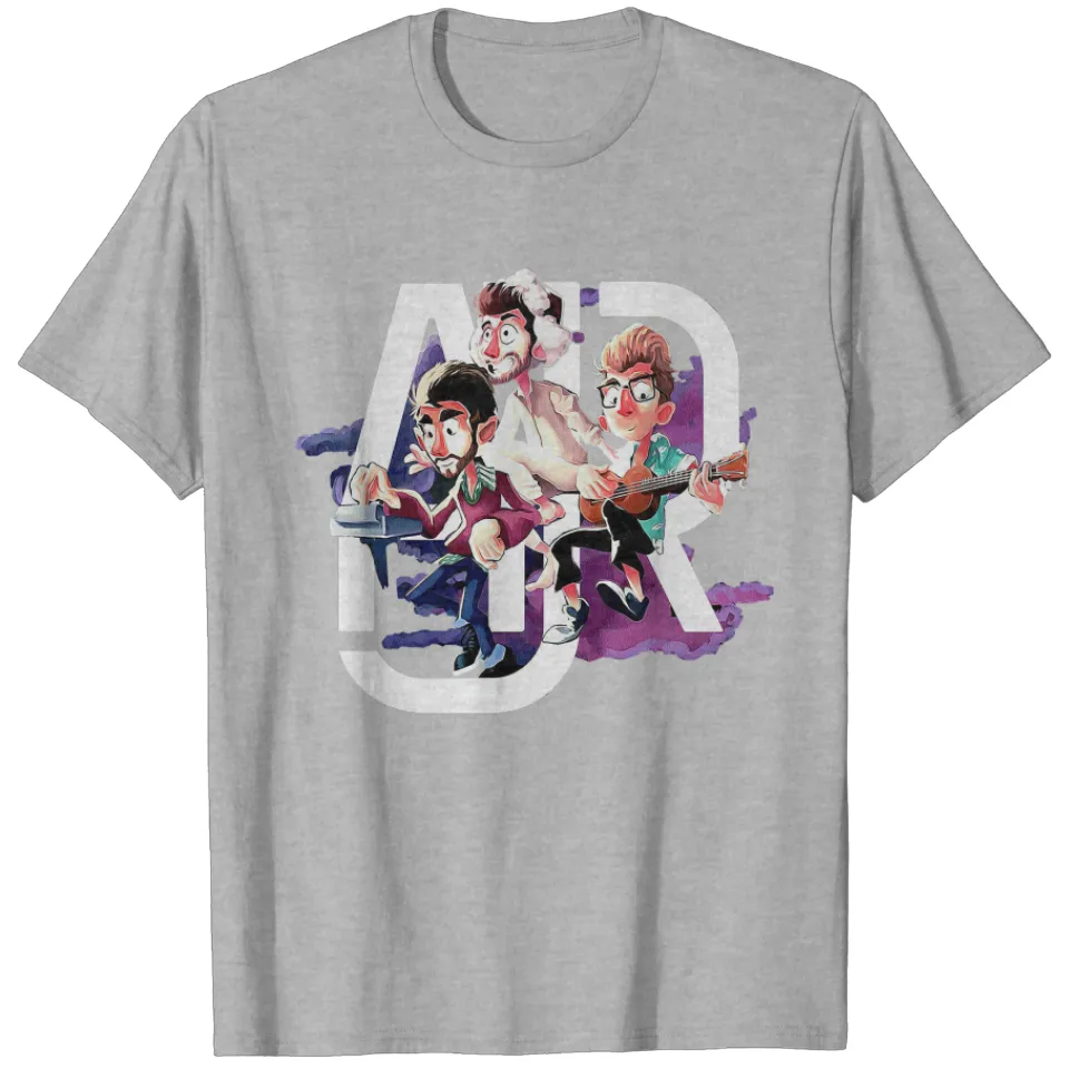AJR Band T-Shirt for Men in Ash