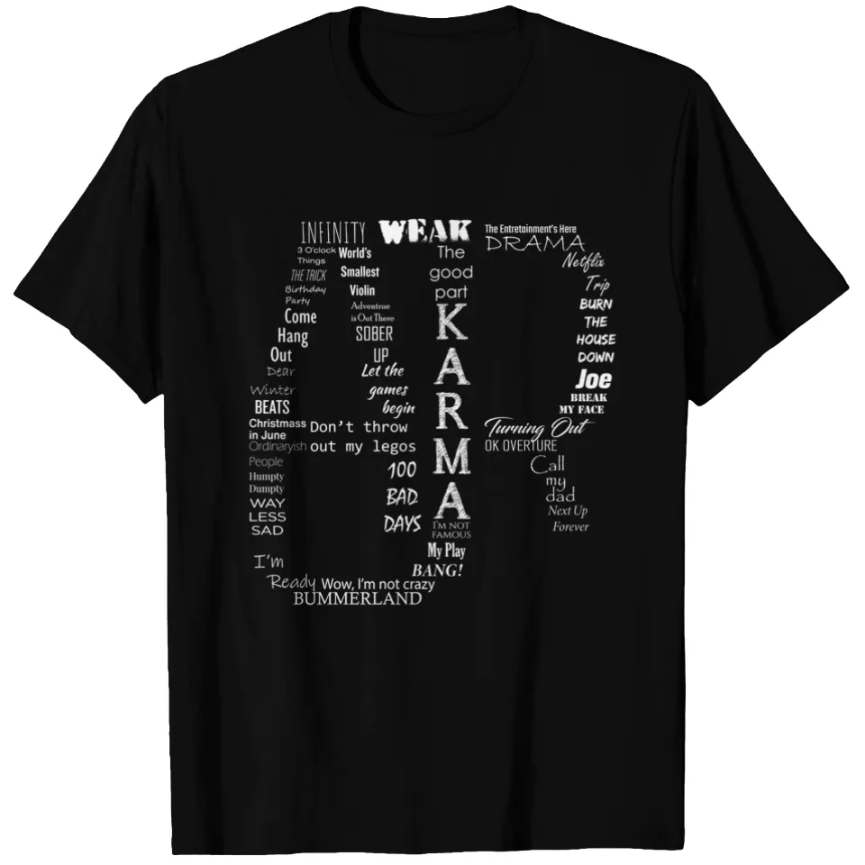 T-shirt AJR pour hommes en noir — T-shirts pour hommes
