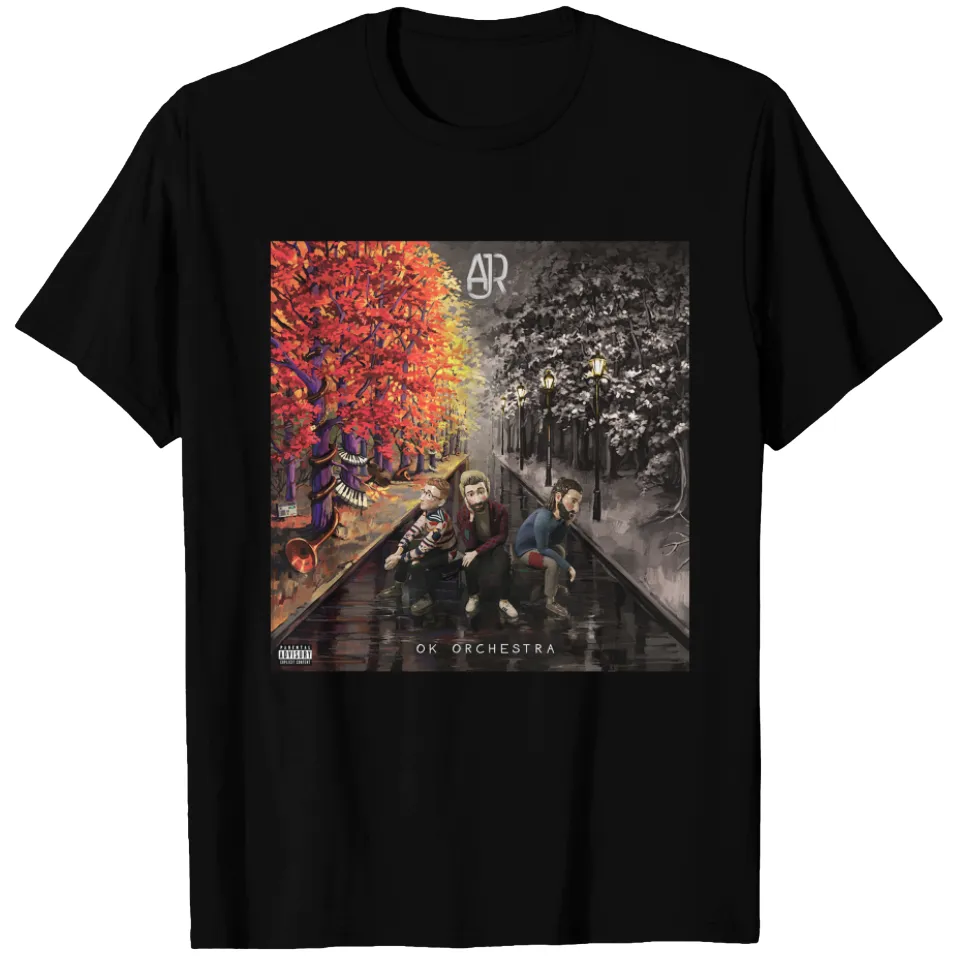 AJR Band T-Shirt for Men in Black