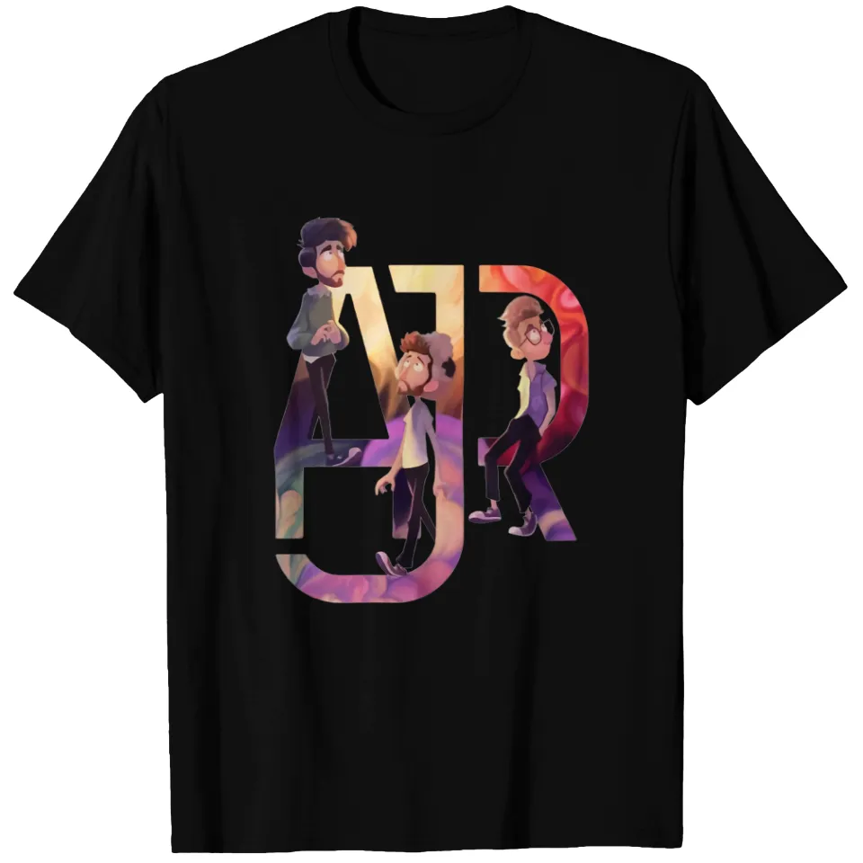 AJR Band T-Shirt for Men in Black — Mens T Shirts