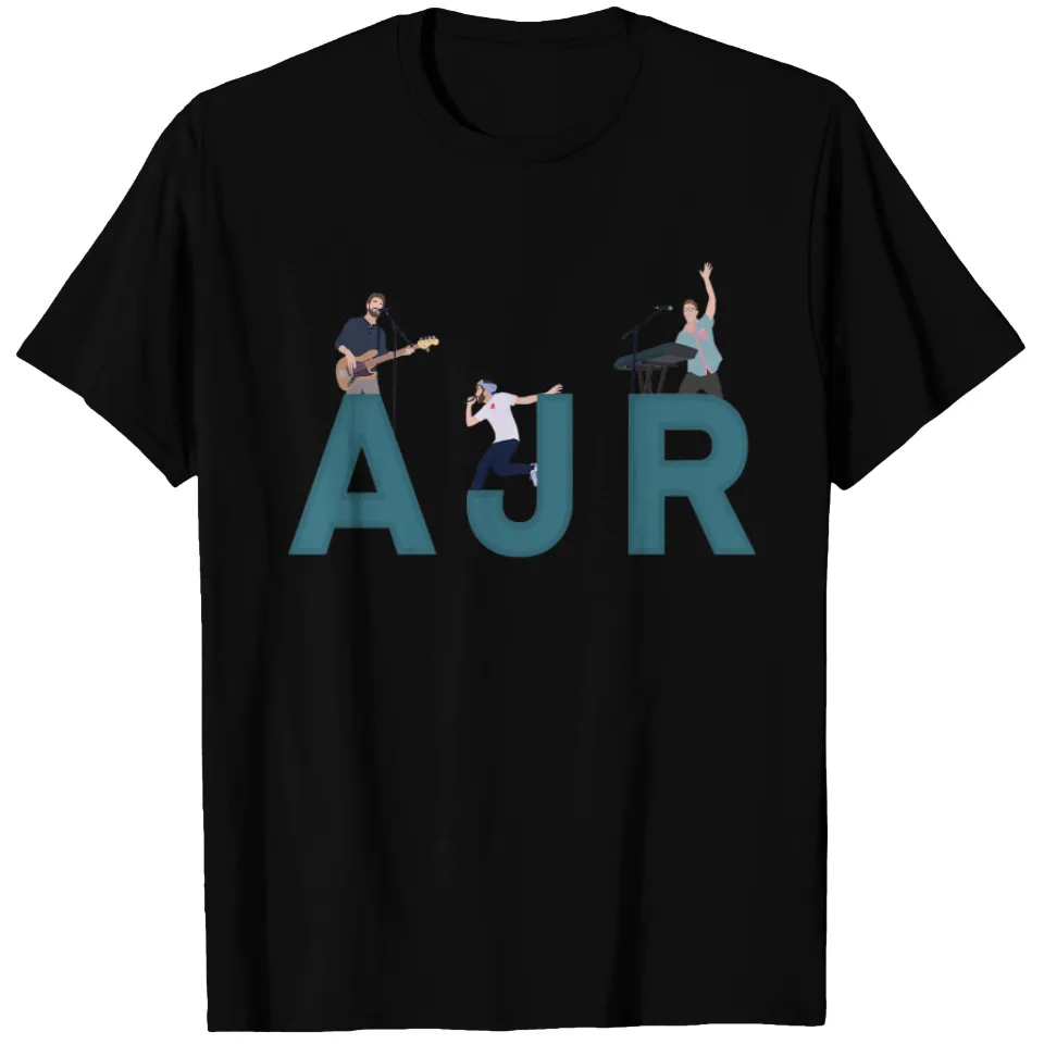 AJR Band T-Shirt for Men in Black