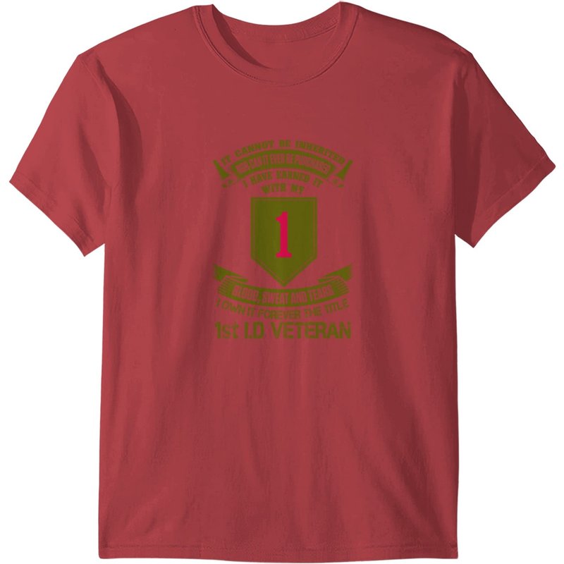 The Big Red One Shirt T-shirt for Youth — Mens T Shirts