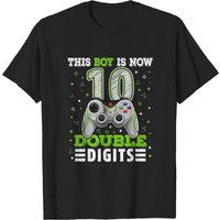 Birthday T-Shirt for Boys Turning 10 Years Old — Mens T Shirts