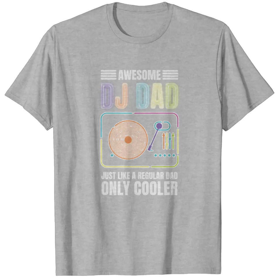 T-shirt pour homme Dj Dad Disc Jockey — T-shirts pour hommes