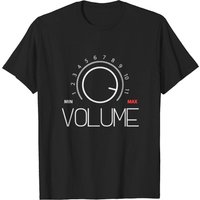 Volume Knob To Maximum 11 Guitar Music Band T-shirt