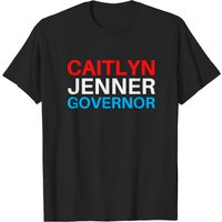 Caitlyn Jenner Governor T-shirt for Men in Red, White, and Blue — Mens T Shirts