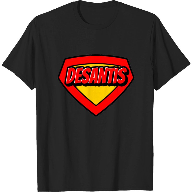 Super DeSantis Governor Ron Desantis My Superhero T-Shirt for Men — Mens T Shirts