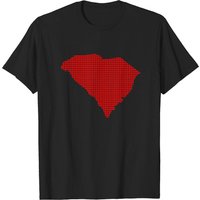 Red Dot Map of South Carolina Men's T-Shirt
