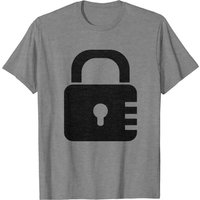 Lock T-shirt for Men in Sport Grey