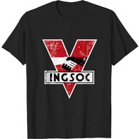T-shirt Ingsoc pour hommes en noir — T-shirts pour hommes