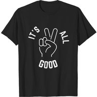 T-shirt It's All Good Peace pour hommes en noir — T-shirts pour hommes