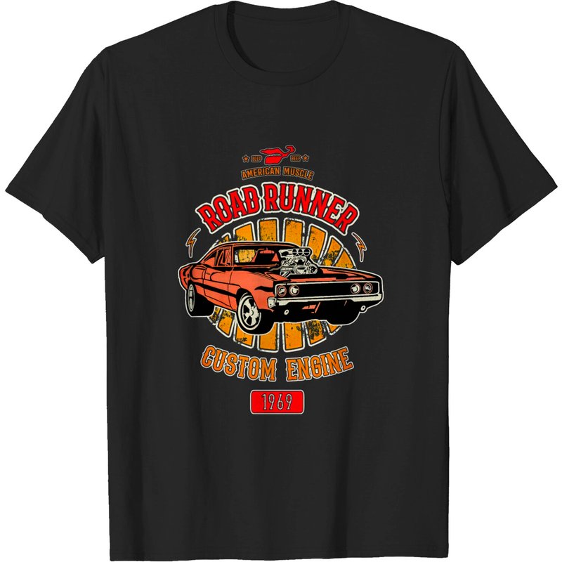 Plymouth Road Runner American Muscle T-shirt for Men — Mens T Shirts