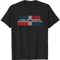 T-shirt pour hommes Republica Dominicana en noir — T-shirts pour hommes