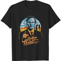 T-shirt pour hommes Better Call Saul en noir — T-shirts pour hommes
