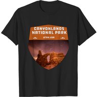 T-shirt pour hommes Canyonlands National Park Arch Night Sky Utah