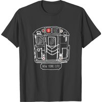 New York City Subway Queens 2 Express Train T-shirt for Men
