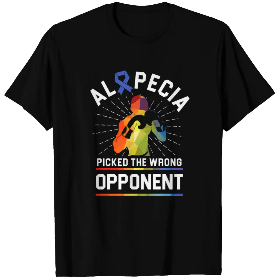 Alopecia Awareness Hair Loss Warrior Beat T-shirt for Men — Mens T Shirts