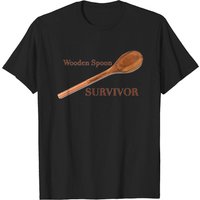 T-shirt en noir Wooden Spoon pour hommes