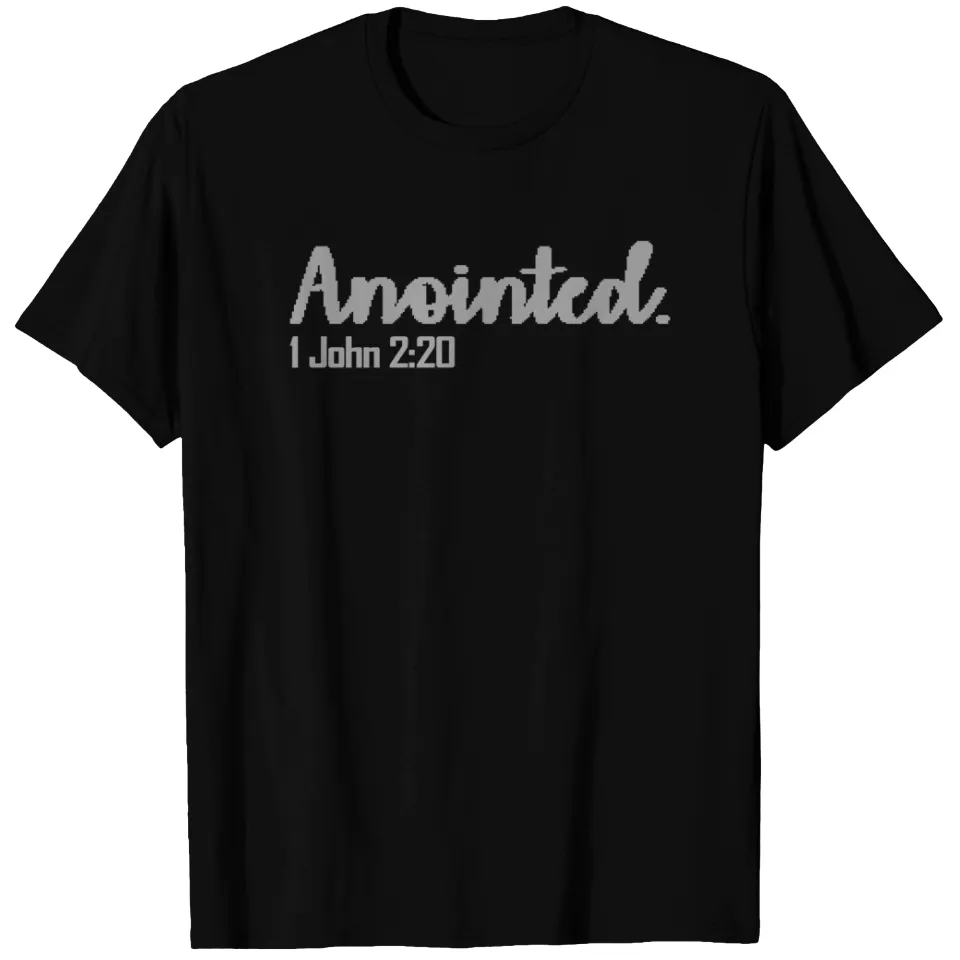 T-shirt Anointed pour hommes en noir
