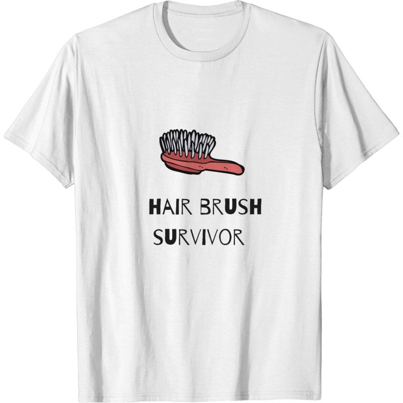 T-shirt Hair Brush Survivor pour hommes