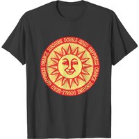 T-shirt LSD Orange Sunshine Double Sided Happiness pour hommes — T-shirts pour hommes