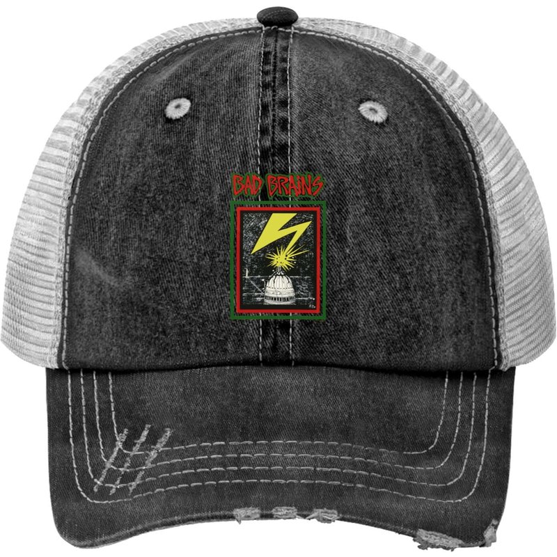 Bad Brains Rock Punk Print Trucker Hat