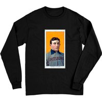 T-shirt à manches longues Honus Wagner Baseball Card Classic