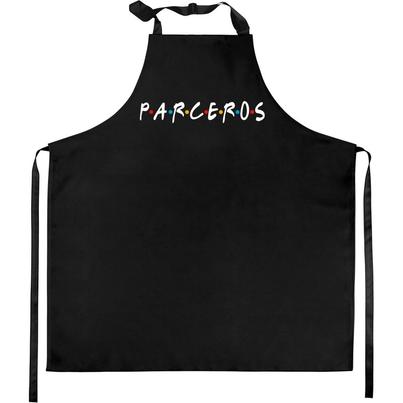 Colombian Slang Parceros Kitchen Aprons for Home and Business — Kitchen Aprons