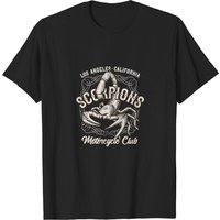 T-shirt de groupe Scorpions pour hommes en noir — T-shirts pour hommes